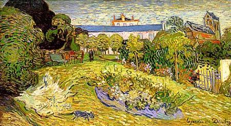 Vincent Van Gogh Der Garten Daubignys Norge oil painting art